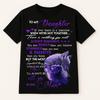 Mom To Daughter Shirt Braver Stronger Smarter Quote Wolf Daughter Empowerment Tee