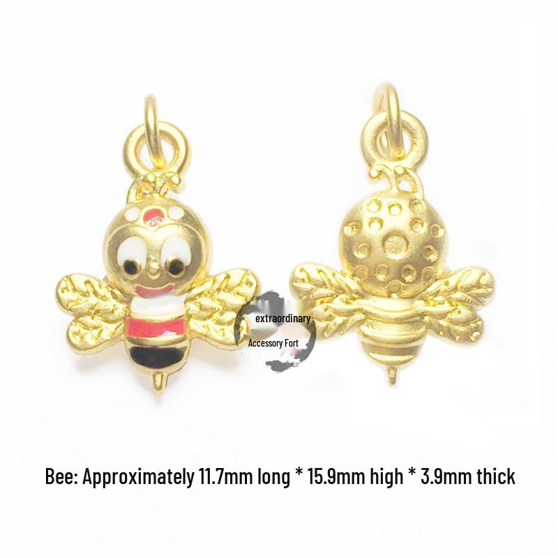Gold Plated Fu Character Pendant Bracelet - Ancient Style Handmade Jewelry
