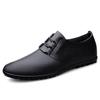 Fashion Spring Autumn Leather Oxford Shoes Business Men Walking Footwear Soft Casual Shoes Handmade Comfy Formal Dress Footwear Sneakers