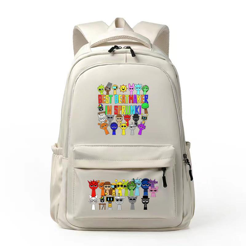 Hot Sale Junior High School High School Students Large Capacity Backpack Cartoon Peripheral School Bag College Style Campus Leisure Backpack