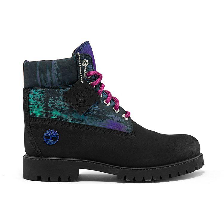 Timberland 6 Inch Casual Waterproof Mid Outdoor Boots Black Print Men Boots A2M69001