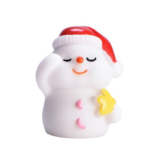 Mini DIY pryskyřice Santa Claus Sněhulák Forma Mikro Krajina Zahrada Domácí dekorace
