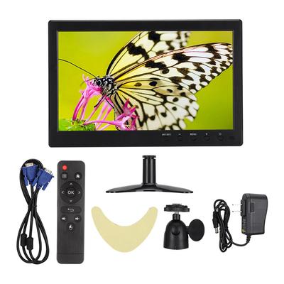10.1‑Inch HD 1080P Widescreen Display LCD Monitor with HDMI  VGA  BNC  AV Input (100‑240V)