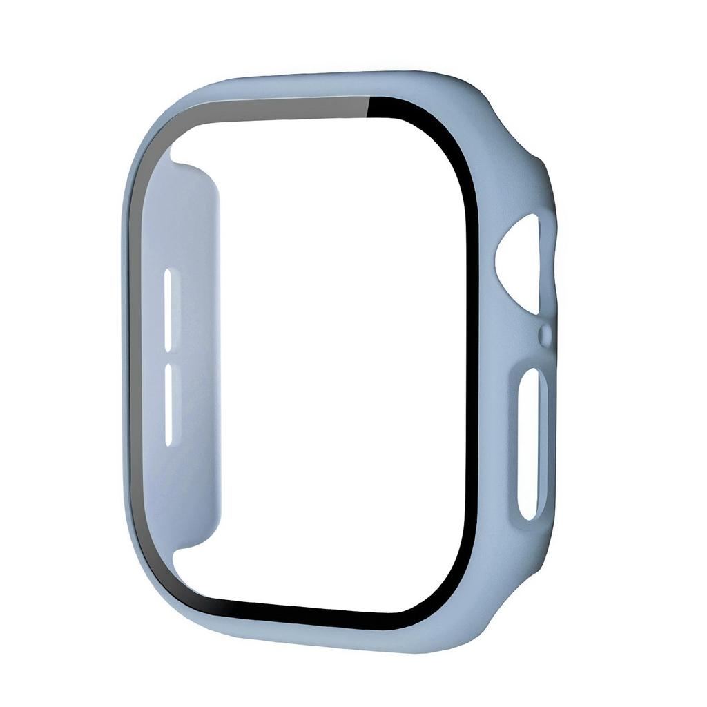 Tempered Glass+Cover For Apple Watch 42mm 46mm 45mm 44mm 41mm 40mm Hard PC Screen Protector Case iWatch Series 11 10 9 8 7 6 SE3
