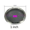 GHXAMP 1 Inch 2 Inch 3 Inch 4 Inch 5"inch 6.5"inch Tweeter Speaker Grill Mesh Enclosure Protective Cover DIY Silver Spray Black