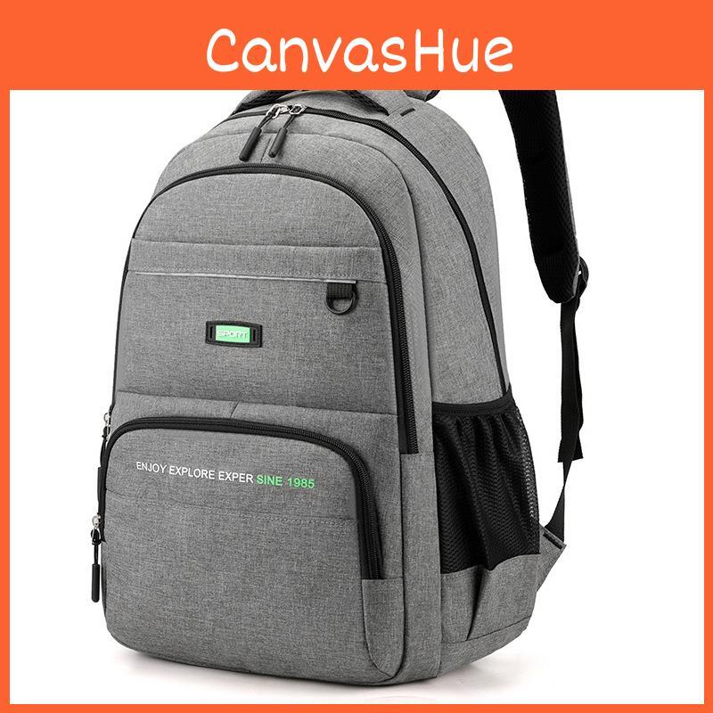 Casual Letter Unisex Backpack With Breathable Design For Travel And Use School