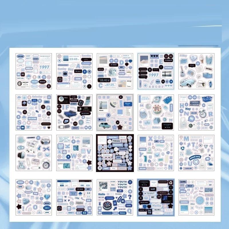 Rivista carina Adesivi per scrapbooking Libro Diario spazzatura fai-da-te Materiale Decorazione Album Diario Adesivo di cancelleria della Corea