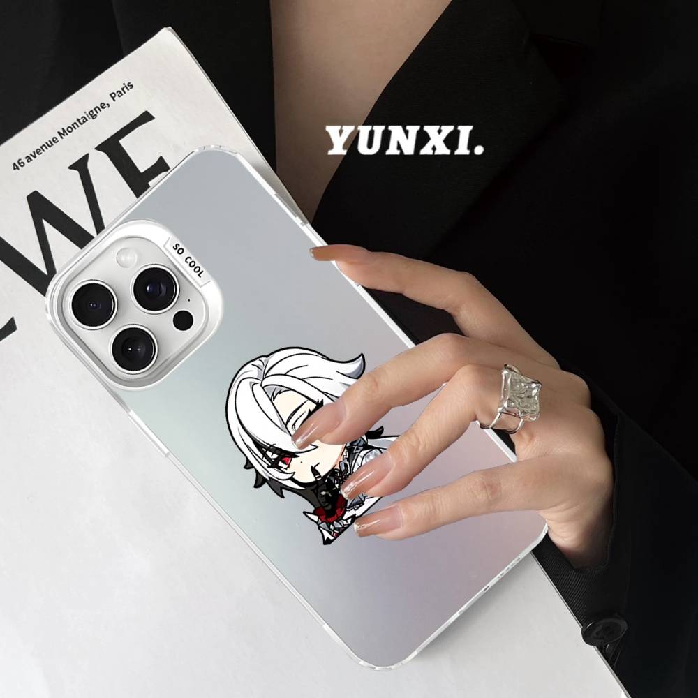 Anime Genshin Impact Phone Cases For IPhone 17 16 15 14 13 12 11 Plus Pro Max Pro Color Matte Cover