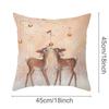 Peach Skin For Sofa Santa Claus Christmas Decor Tree Gift Pillow Pillowcase Cushion Cover Ornament