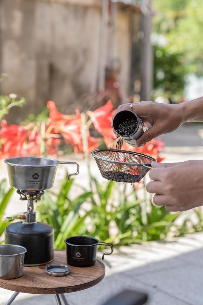 Camping Moon Camping Coffee Canister, 2-Tier, CNC-Cut, Duralumin, CC-50-H