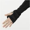 Mizuno Warmer Light Running Aurora Reflective Black Women's Shirt, Half-Zip, Design, Warm, Fleece-Lined, Stretch, Print, J2MCA705,