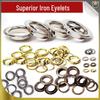 Iron Eyelet Button, Hollow Rivet, Metal Grommet for Light Box Cloth & Paper Tags