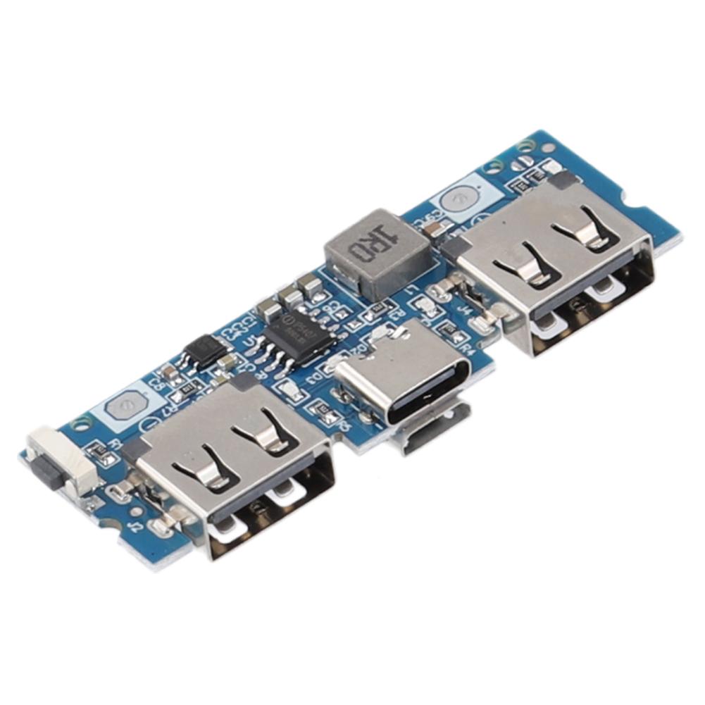 Micro/Type-C Lithium Battery Charger Board DIY USB Power Bank Board USB 5V 2.4A Mobile Power Bank Module Dual USB For Phone DIY