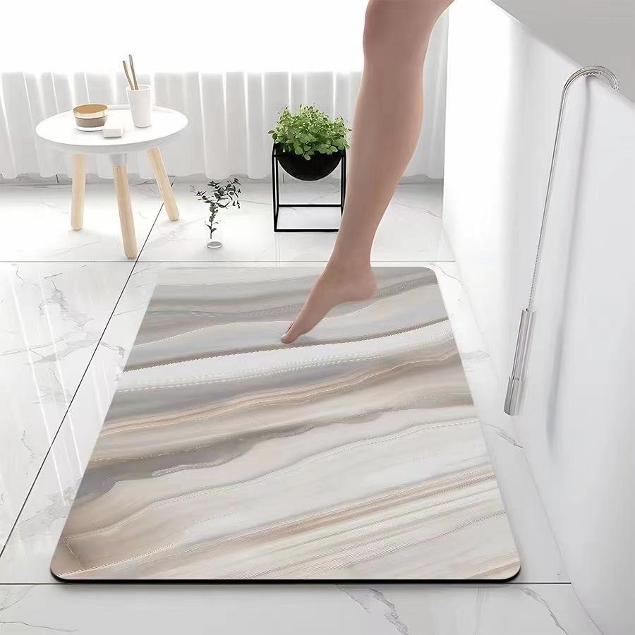 Bathroom Absorbent Floor Mat Toilet Door Mat Household Door Mat