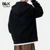 Baleno Men's S&K Series Loose Fit Hooded Pullover Sweatshirt