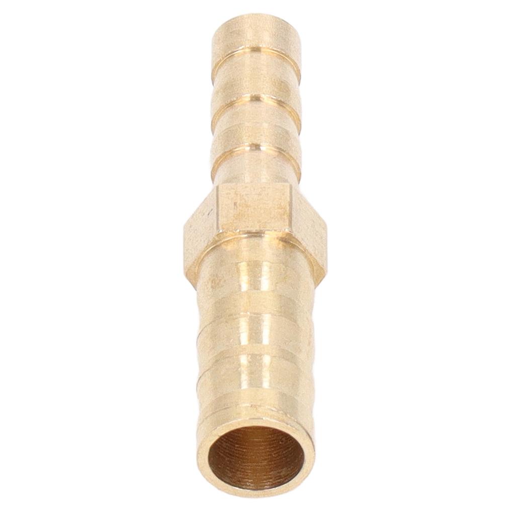 2 Pcs Barbed Fitting Splicer Brass Hose Barb Reducer Hex Reducing Barbed Connector