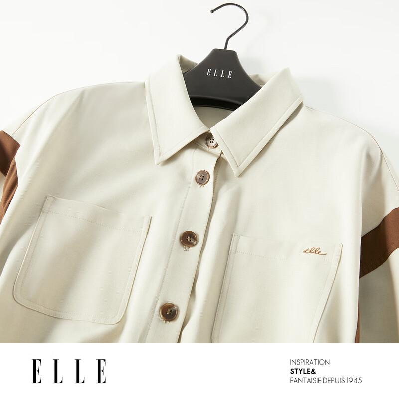 ELLE Women's Workwear Style Shirt Dress