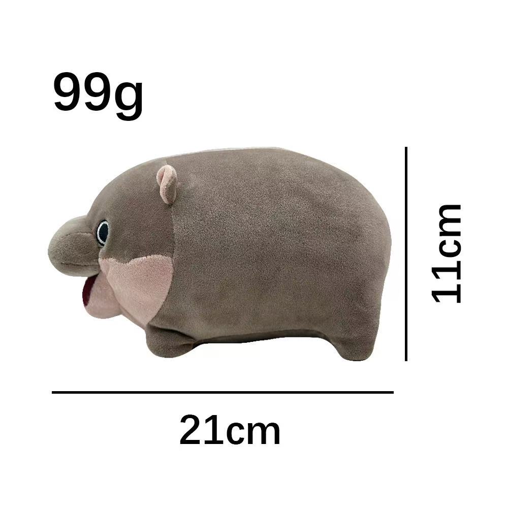 22cm Simulation Mouth Opening Pig Stuffed Plush Toy Figurine Cartoon Anime Cute Pillow Pillow Children's Birthday Gift Doll