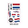 World fan national flag face stickers for football events, waterproof and sweat-resistant, suitable for competitions and sports events, tattoo