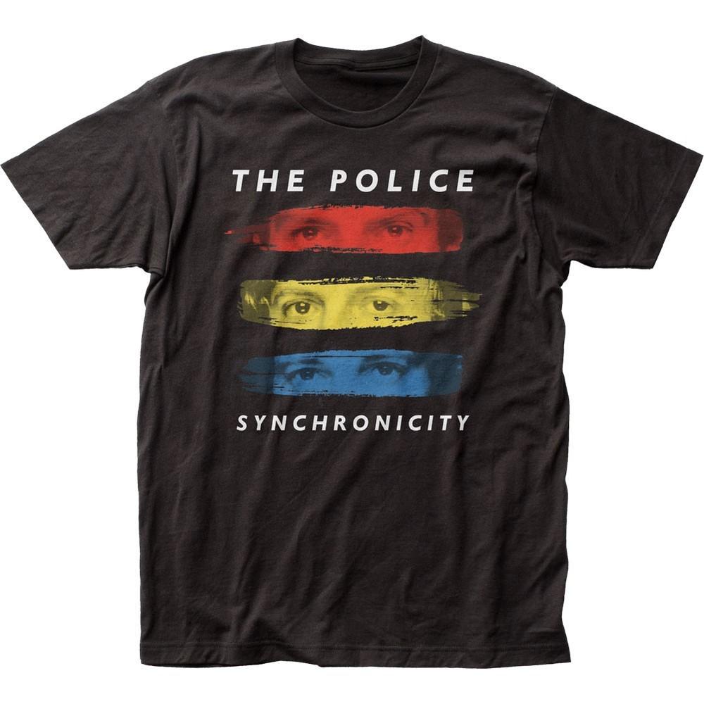 The Police Ghost Synchronicity Concert Mens T Shirt Music Classic Band Tee Black Unisex T-Shirt L