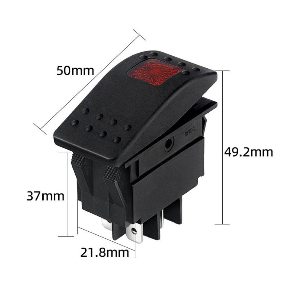 DPST Marine Rocker Switch SPST Waterproof Rocker Switch Light Bar Toggle Switch Button  For Marine