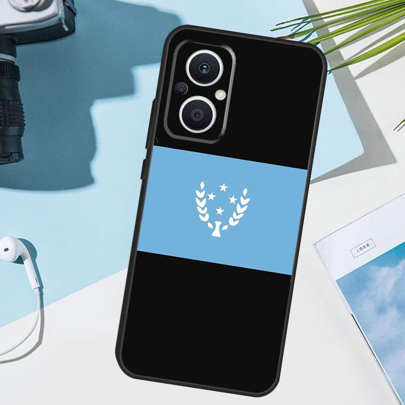Kosrae Flag Cover For OPPO Reno 7 8 Lite 10 12 13 14 Pro 11 F 12F 13F 14F OPPO Find X8 X5 X6 X9 Pro Case
