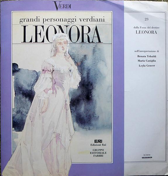 

LP Record GIUSEPPE VERDI Leonora 394239 1983 Italy Classical Used