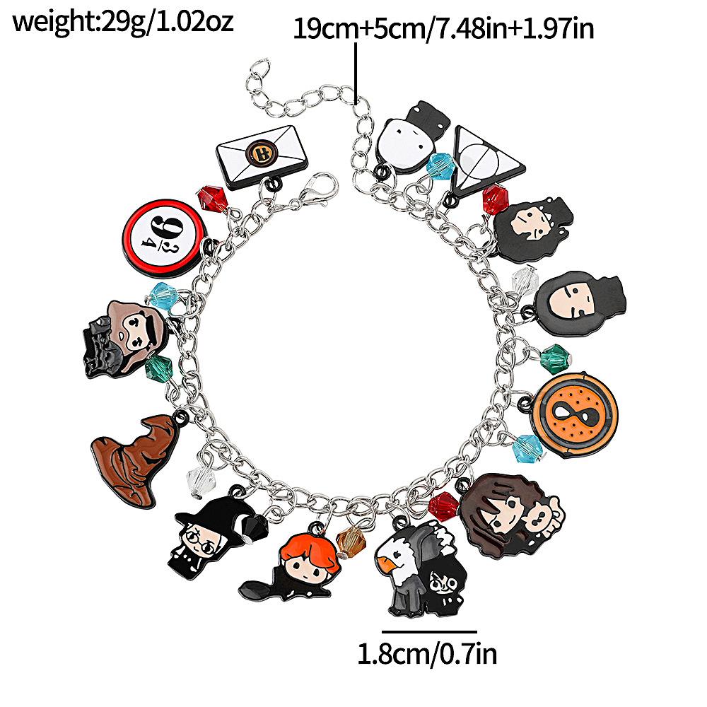 Halloween Anime Cartoon Theme Adjustable Superhero Character Bracelet Accessory