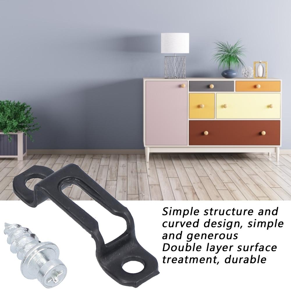60pcs Adjustable Furniture Concealed Connector 2in 1 Cabinet Accessories Furniture