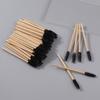 50PCS High-end Bamboo-handled Mascara Brush, Special Makeup Brush for Eyelash Extension, Lash Comb, Eyebrow Brush, Makeup Tool