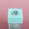 Student Stationery Macaron Magnetic Absorption Box Clips Dispenser Paperclip Holder Desk Storage