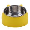 Practical Cat Bowls Non-slip Base Pets Puppy Cats Food Drink Water Feeder Neck Protection Dish Pet Bowl 200ml 15 Degrees Tilted