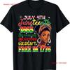 Juneteenth 1865 Ancestors Weren't Free in 1776 African American T-shirt