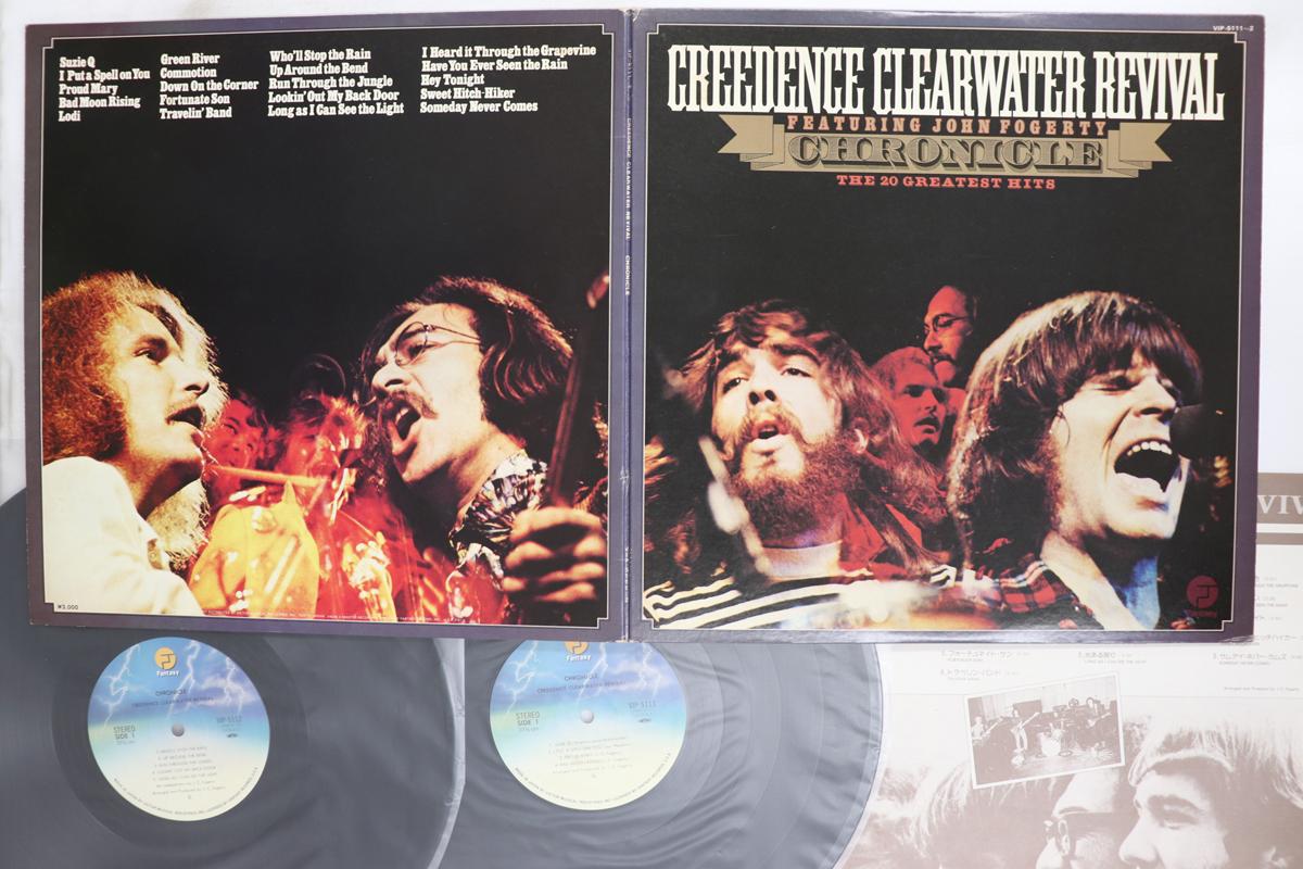 Виниловая пластинка CREEDENCE CLEARWATER REVIVAL 20 Greatest Hits VIP5111 FANTASY 1981 Япония Рок Б/у