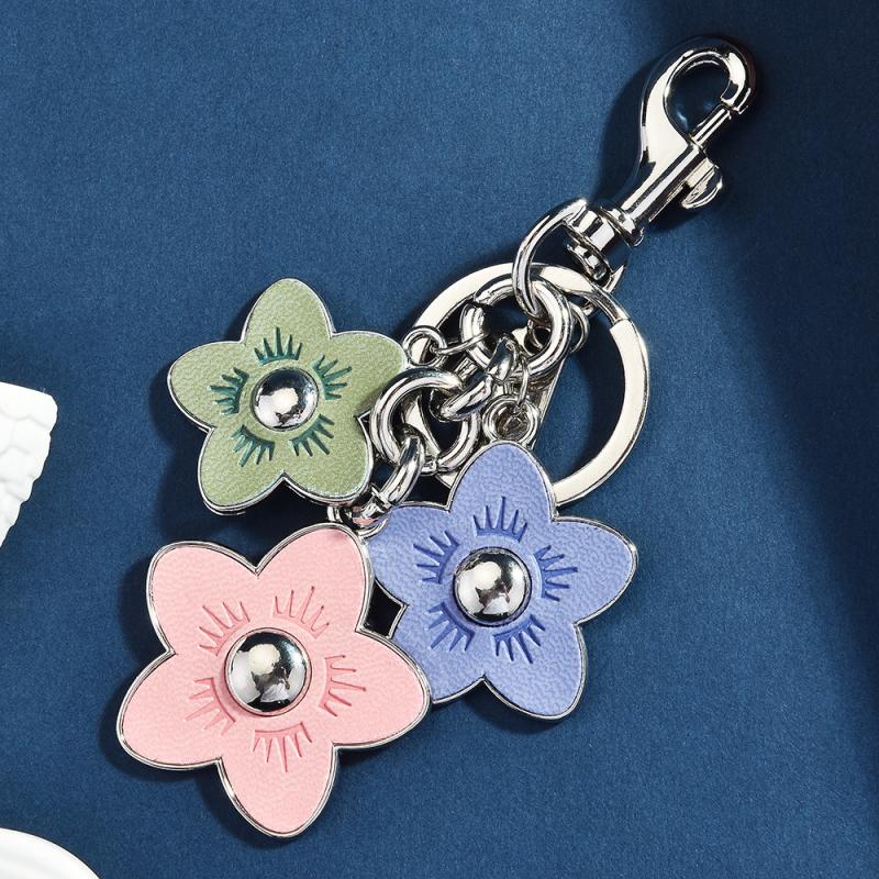 Creative Retro Bag Hanging Ornaments Elegant Multipurpose Flower Keychain Lightweight Backpack Pendant Decoration Gifts