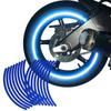 16 Stück/Set Motorrad Rad Reifen Aufkleber, reflektierendes Felgen Klebeband Aufkleber, Motorrad Auto Dekorationszubehör
