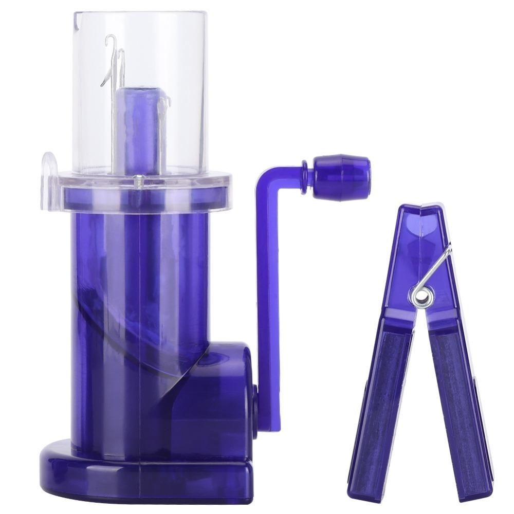 Purple Hand Knitting Machine Mini Cord Knitting Machine Braiding Thread Device  Household Use