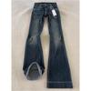 Damskor Retro Låg midja Smal passform Micro-flare Stretchjeans - Casual Golvlånga utsvängda byxor