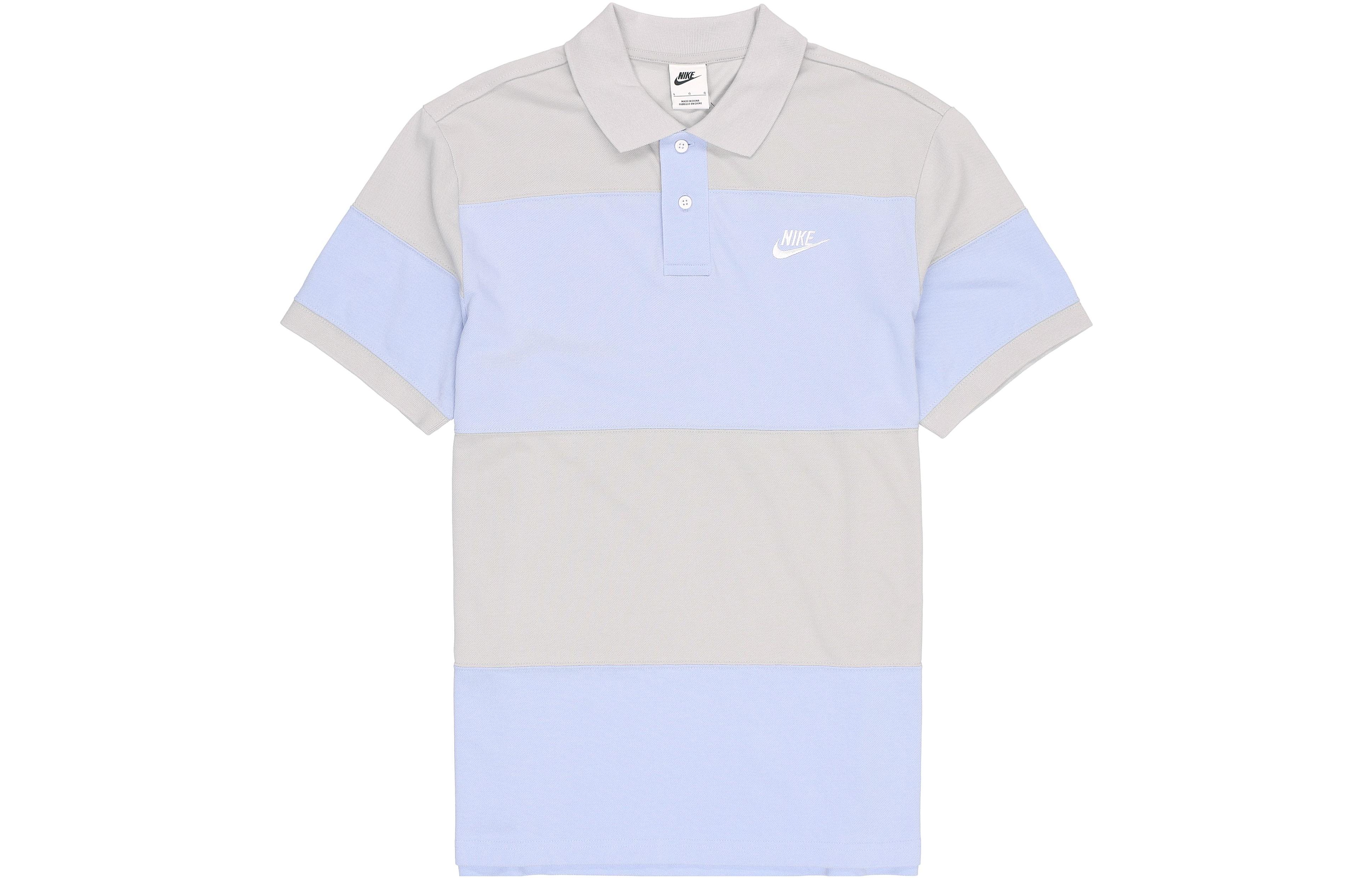 Nike Sportswear Essentials Polo Shirt Men s Light Sea Blue DM6951-097 XXL