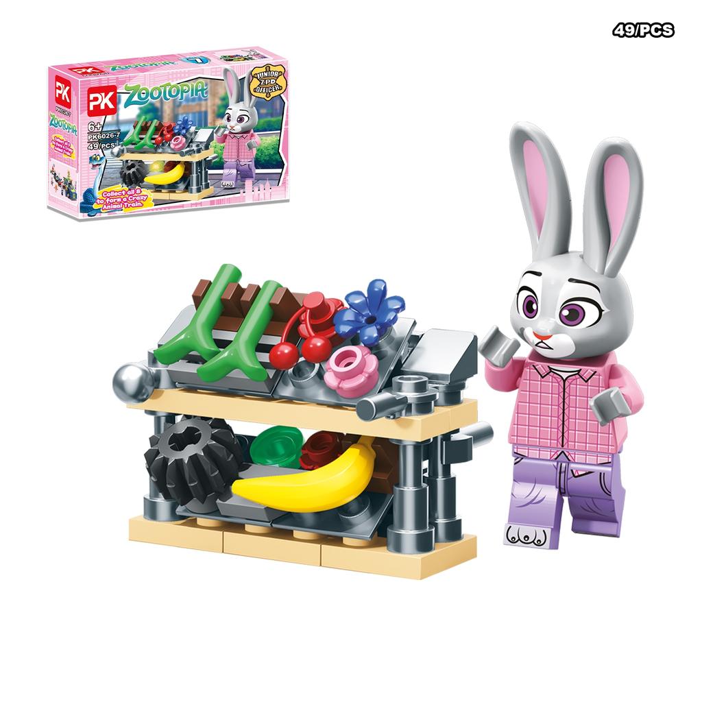 Zootopia 2 Building Blocks Set Judy Rabbit Nick Fox Series Anime Figurine Brick for Kids Christmas Birthday Toys Gifts Blind Box