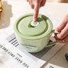 Creative Minimalist Ceramic Mugs with Lid Fashion Exquisite Household Breakfast Coffee Cups Holiday Gifts Couple Water Cup