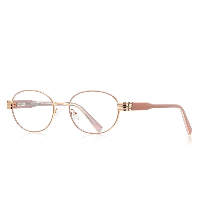 Damen Trendige Kleine Ovale Blaulichtblockierende Myopiebrille Retro Minus Dioptrien Brillen Gleitsichtbrillen Frau