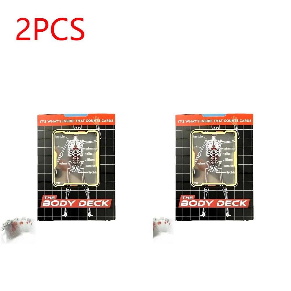 1-5pcs Body Deck Playing Cards Interesting Human Anatomy Playing Cards Playing Cards Card Game Entertainment Party