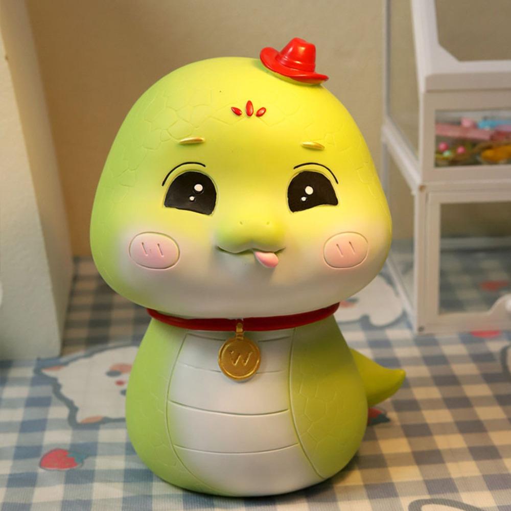 Large Capacity Snake Piggy Bank Cartoon Snake Money Jar New Save Money Box  Home Decor