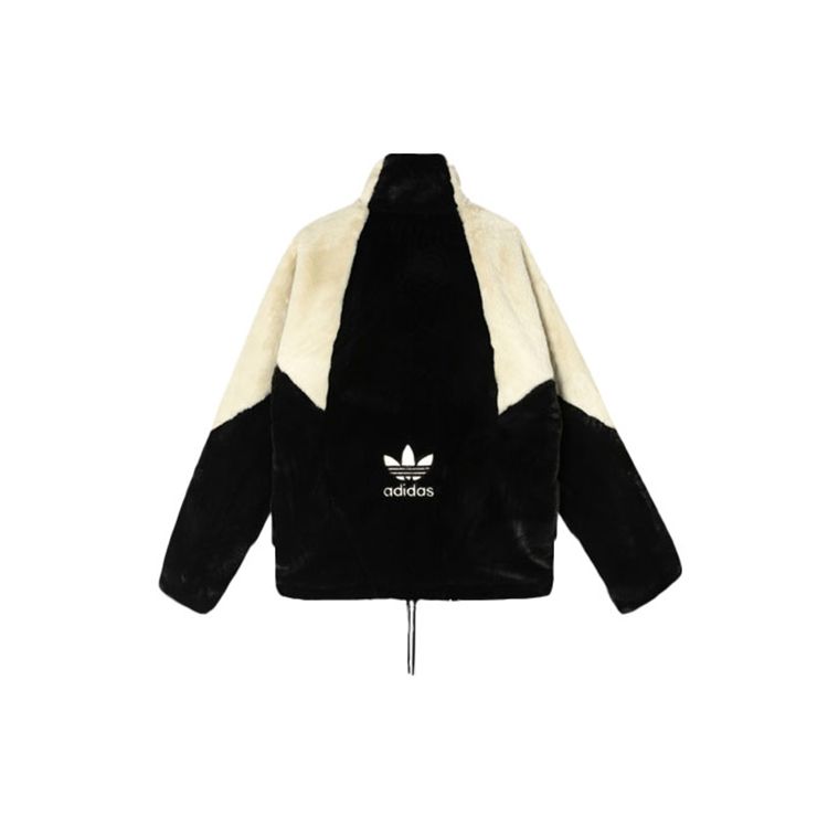 Adidas Originals Trefoil Speed Fer Colorblock Fleece Warm-Up Jacket Unisex Jacket Black HF0701
