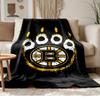 Boston Bruins Měkký a pohodlný flanel Vhodný na pohovky obývací pokoje venkovní kempování cestování a také skvělý dárek k výročí