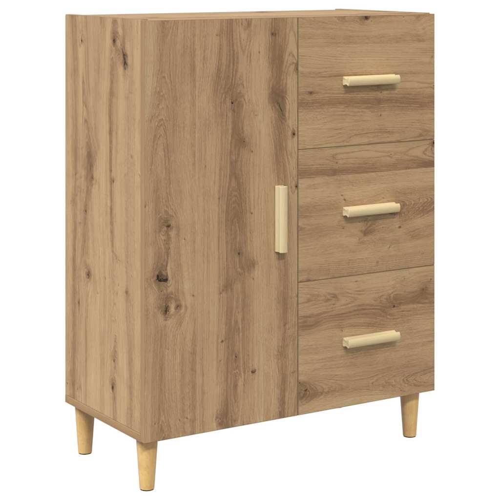 vidaXL Highboard Artisan-Eiche 34,5 x 34 x 180 cm Holzwerkstoff