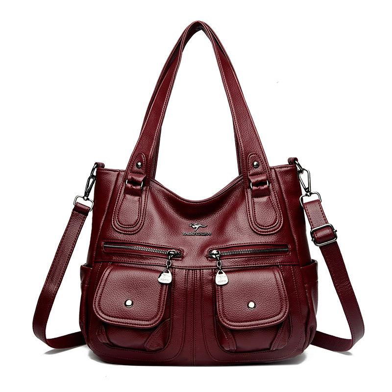 Modische Damen-Einzelschultertasche Große Kapazität Umhängetasche Handtasche