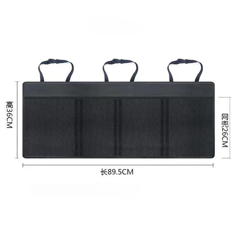 

Подвесная сумка для хранения в багажник автомобиля, универсальная, для спинки сиденья, большой вместимости, из водонепроницаемого Оксфорда, многокарманная, сумка для хранения в багажник автомобиля