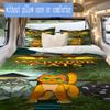 Warrior Cats Movie Pattern Bedding,Quilt Set Quilt Cover Pillowcase Home Birthday Gift (1*duvet Cover+2*pillowcase,without core)XSJT0917556